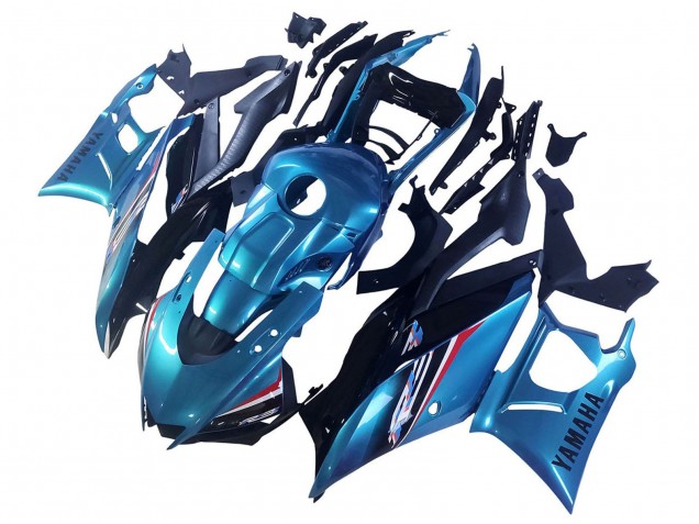Compra Carenado Moto Yamaha YZF R3/R25 2022-2024 - Azul Blanco Rojo Negro