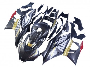 Compra Carenados Moto Yamaha YZF R3/R25 2022-2024 - Negro FibraCarbono Estilo Oro Rojo ABBOT