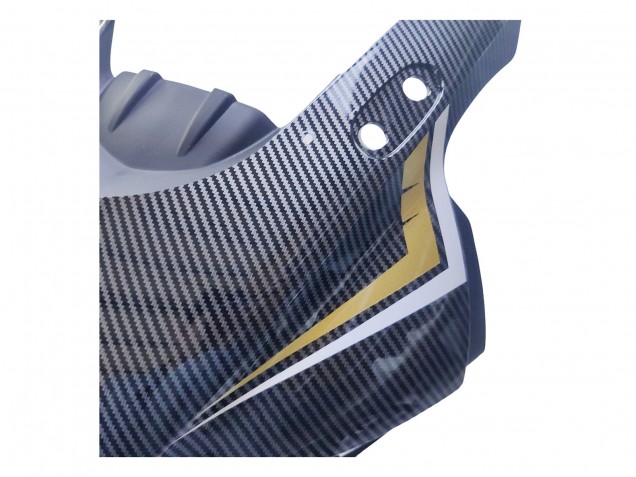 Compra Carenados Moto Yamaha YZF R3/R25 2022-2024 - Negro FibraCarbono Estilo Oro Rojo ABBOT