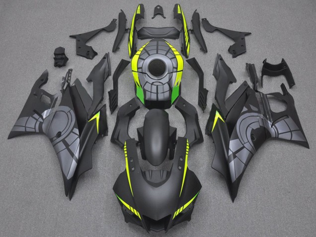 Compra Carenados Moto Yamaha YZF R3/R25 2022-2024 - Negro Mate Gris Amarillo Verde