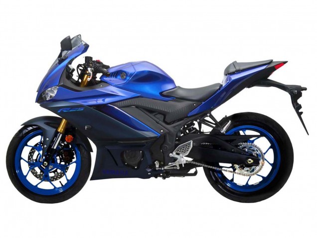 Compra Carenado Moto Yamaha YZF R3/R25 2022-2024 - Azul Negro Mate