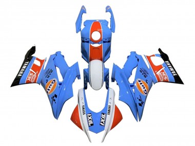 Compra Carenados Moto Yamaha YZF R3/R25 2022-2024 - Azul Naranja Blanco Gulf