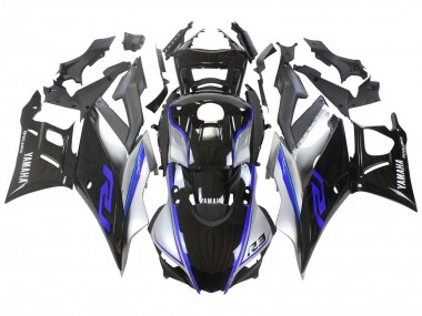 Compra Carenados Moto Yamaha YZF R3/R25 2022-2024 - Plata Azul Negro Brillante