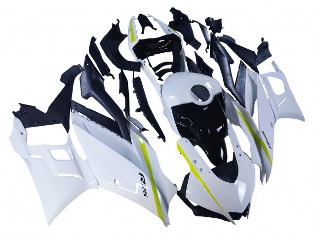 Compra Carenados Moto Yamaha YZF R3/R25 2022-2024 - Blanco Amarillo Negro