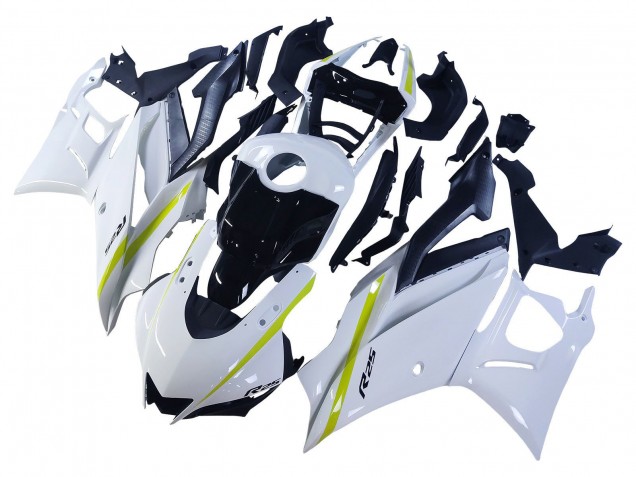 Compra Carenados Moto Yamaha YZF R3/R25 2022-2024 - Blanco Amarillo Negro