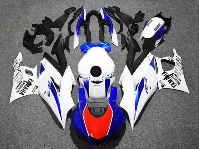 Compra Carenados Moto Yamaha YZF R3/R25 2022-2024 - Blanco Azul Rojo Negro Motul