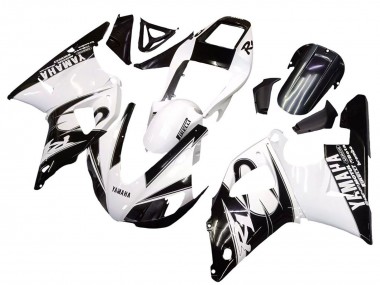 Compra Carenados Moto Yamaha YZF 1000 R1 1998-1999 - Blanco Negro Brillante