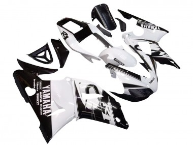 Compra Carenados Moto Yamaha YZF 1000 R1 1998-1999 - Blanco Negro Brillante