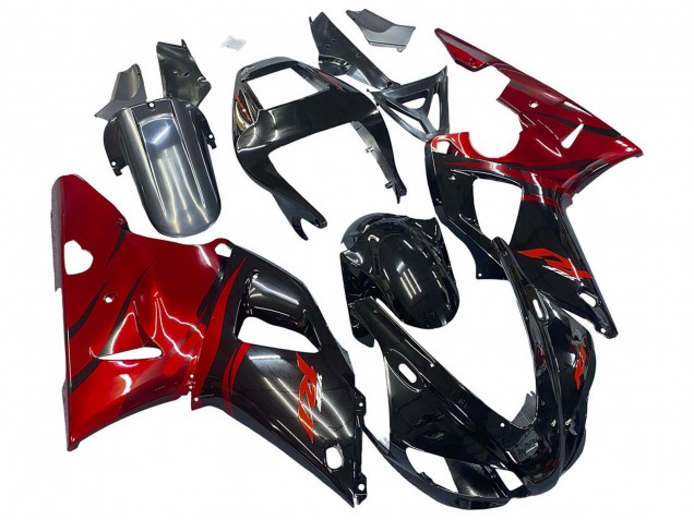 Compra Carenados Moto Yamaha YZF 1000 R1 1998-1999 - Negro Brillante Rojo