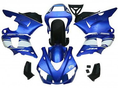 Compra Carenados Moto Yamaha YZF 1000 R1 1998-1999 - Azul Blanco Negro Brillante