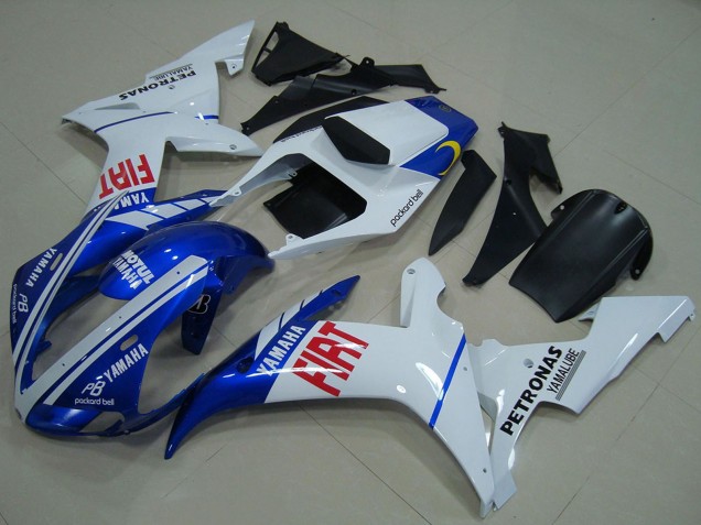Compra Carenados Moto Yamaha YZF R1 2002-2003 - Blanco Azul Rojo Fiat