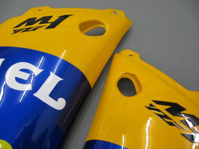 Compra Carenados Moto Yamaha YZF 1000 R1 2000-2001 - Blanco Amarillo Azul Motul Camello