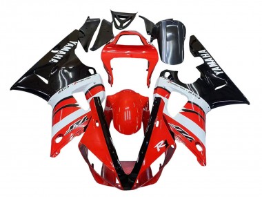 Compra Carenados Moto Yamaha YZF 1000 R1 2000-2001 - Rojo Blanco Negro Brillante