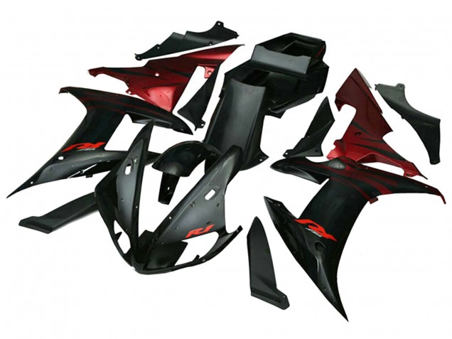 Compra Carenados Moto Yamaha YZF 1000 R1 2002-2003 - Rojo Negro Llama