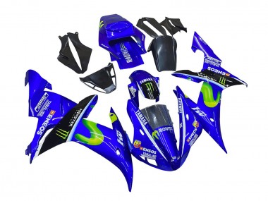 Compra Carenados Moto Yamaha YZF 1000 R1 2002-2003 - Azul Negro Verde MoviStar ENEOS Monstruo