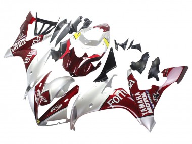 Compra Carenados Moto Yamaha YZF 1000 R1 2004-2006 - Plata Rojo Fortuna Motul