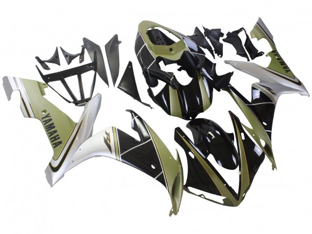 Compra Carenados Moto Yamaha YZF 1000 R1 2004-2006 - Oro Claro Blanco Negro Brillante