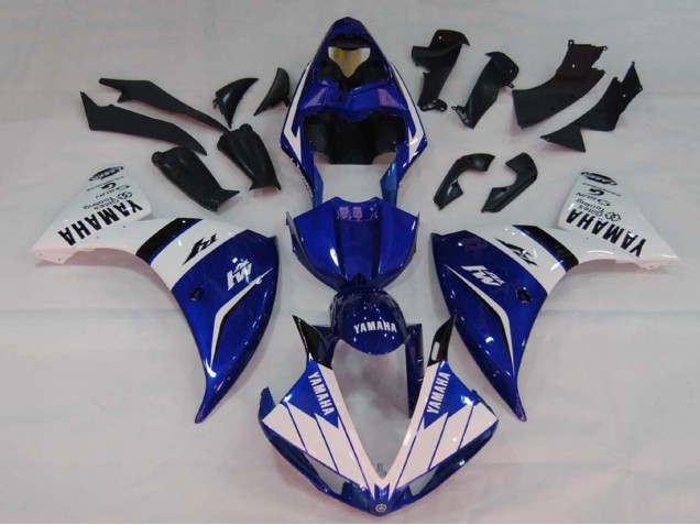 Compra Carenados Moto Yamaha YZF 1000 R1 2009-2011 - Blanco Azul Negro M1
