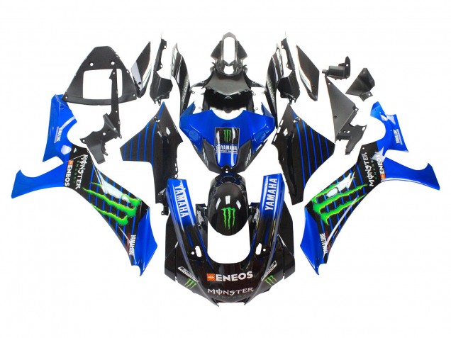 Compra Carenados Moto Yamaha YZF 1000 R1 2020-2025 - Azul Negro Verde Negro ENEOS Monstruo