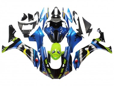 Compra Carenados Moto Yamaha YZF 1000 R1 2020-2025 - Azul Verde Negro Tiburón