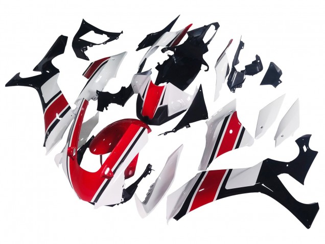 Compra Carenado Moto Yamaha YZF 1000 R1 2020-2025 - Blanco Rojo Negro Brillante