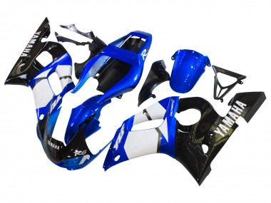 Compra Carenados Moto Yamaha YZF 600 R6 1998-2002 - Blanco Azul Negro Brillante