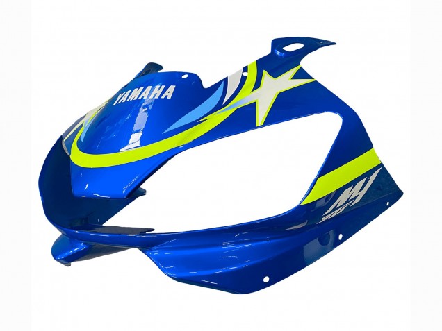 Compra Carenados Moto Yamaha YZF 600 R6 1998-2002 - Blanco Azul Neon Amarillo Fiat Motul Michelin