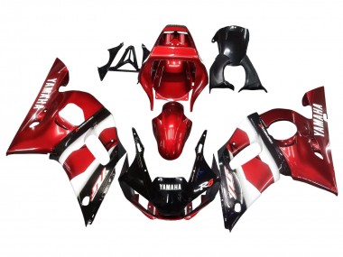 Compra Carenados Moto Yamaha YZF 600 R6 1998-2002 - Rojo Blanco Negro Brillante