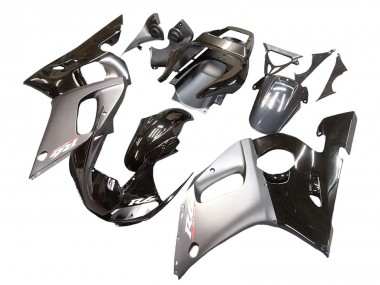 Compra Carenados Moto Yamaha YZF 600 R6 1998-2002 - Plata Negro Brillante