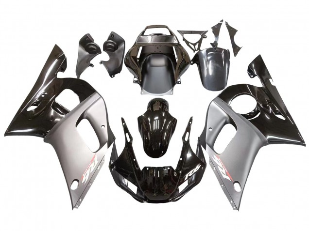 Compra Carenados Moto Yamaha YZF 600 R6 1998-2002 - Plata Negro Brillante