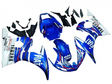 Compra Carenados Moto Yamaha YZF R6 2003-2004 - Blanco Azul Fiat Motul Kastinee