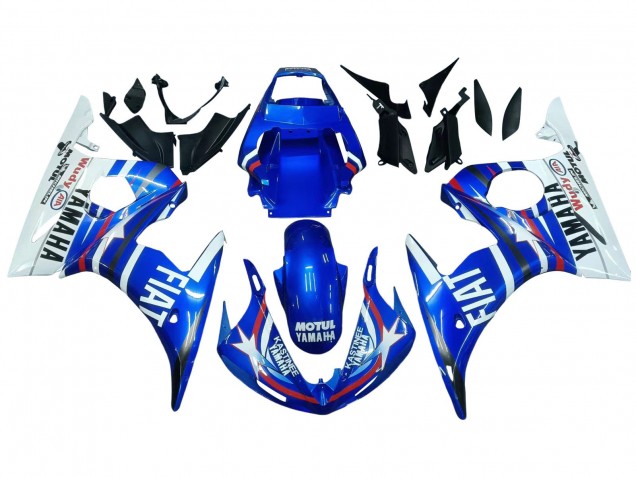 Compra Carenados Moto Yamaha YZF R6S 2006-2009 - Blanco Azul Fiat Motul Kastinee