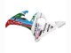 Compra Carenados Moto Yamaha YZF R6S 2006-2009 - Blanco Azul Verde Rojo Kastinee Dunlop Motul