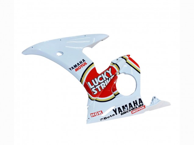 Compra Carenados Moto Yamaha YZF R6 2003-2004 - Blanco Rojo Lucky Strike Motul