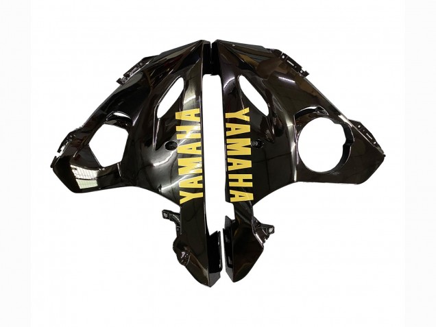 Compra Carenados Moto Yamaha YZF R6S 2006-2009 - Negro Brillante Negro Mate Oro Calcomanías