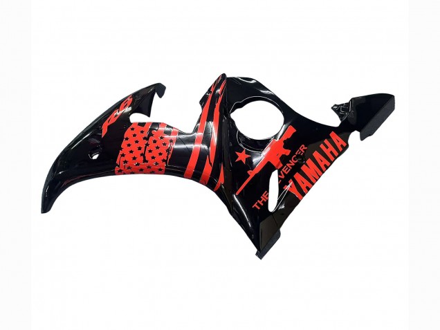 Compra Carenado Moto Yamaha YZF R6S 2006-2009 - Negro Brillante Rojo
