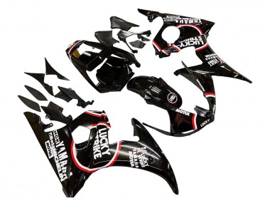 Compra Carenados Moto Yamaha YZF R6S 2006-2009 - Negro Brillante Rojo Blanco Lucky Strike Motul