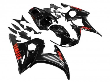 Compra Carenados Moto Yamaha YZF R6 2003-2004 - Negro Brillante Rojo
