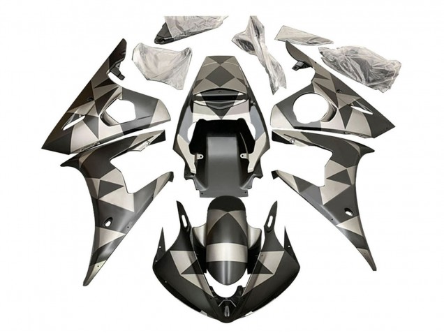 Compra Carenados Moto Yamaha YZF R6S 2006-2009 - Negro Rojo Geométrico