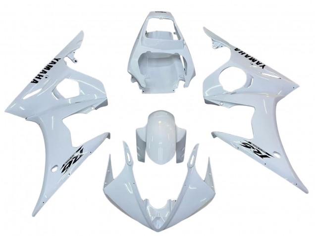 Compra Carenados Moto Yamaha YZF R6S 2006-2009 - Blanco Negro Calcomanías