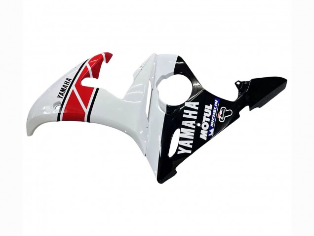 Compra Carenados Moto Yamaha YZF R6S 2006-2009 - Blanco Rojo Negro Brillante Motul