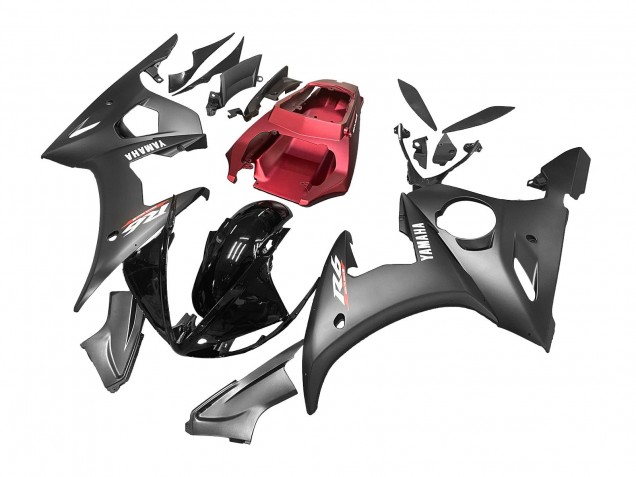 Compra Carenados Moto Yamaha YZF R6S 2006-2009 - Negro Rojo