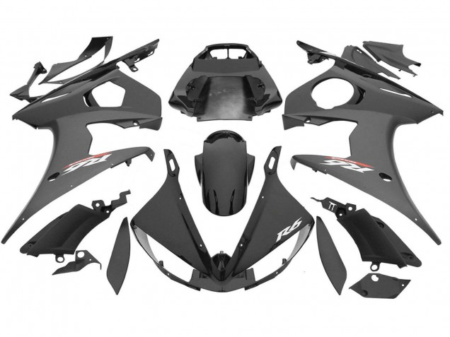 Compra Carenados Moto Yamaha YZF R6S 2006-2009 - Negro Brillante Negro Mate