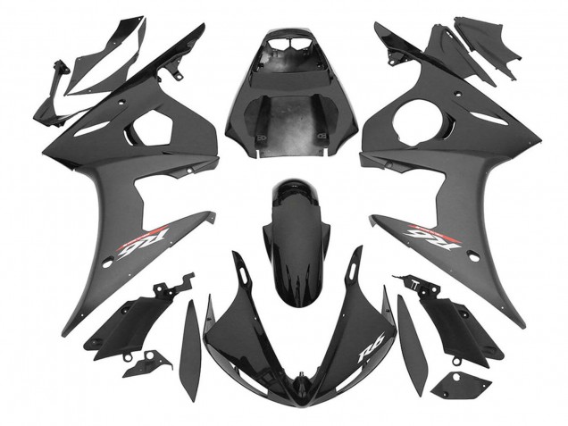 Compra Carenados Moto Yamaha YZF R6S 2006-2009 - Negro Brillante Negro Mate