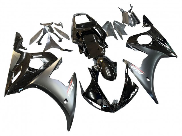 Compra Carenados Moto Yamaha YZF R6S 2006-2009 - Negro Brillante Negro Mate Oro Camaleón