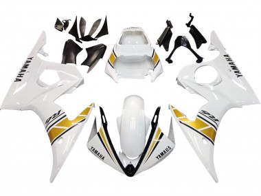 Compra Carenados Moto Yamaha YZF R6S 2006-2009 - Blanco Oro