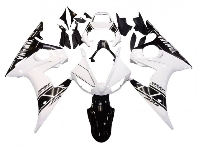 Compra Carenados Moto Yamaha YZF 600 R6 2005 - Blanco Negro