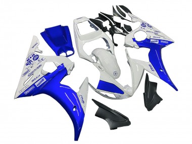 Compra Carenados Moto Yamaha YZF 600 R6 2005 - Blanco Azul Yamalube