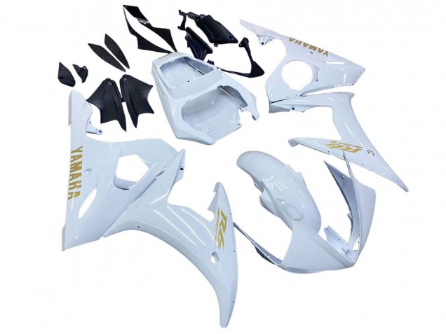 Compra Carenados Moto Yamaha YZF 600 R6 2005 - Blanco Oro