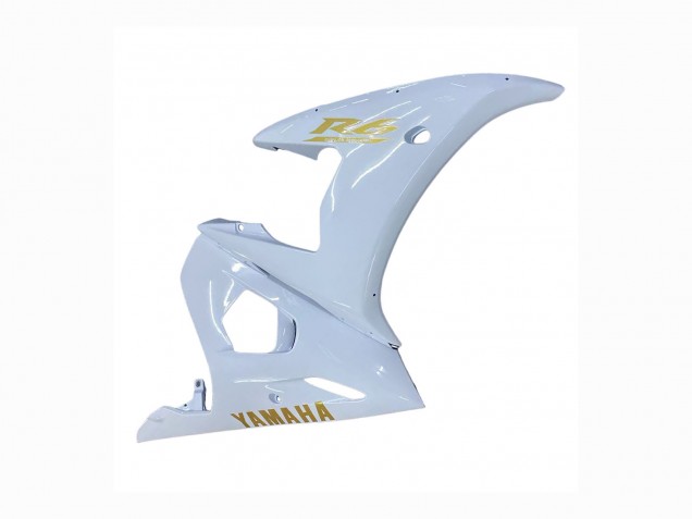 Compra Carenados Moto Yamaha YZF 600 R6 2005 - Blanco Oro